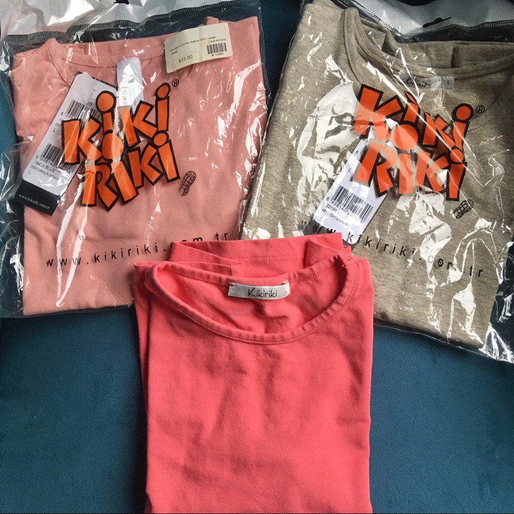 3 NWT Kiki Riki Shells!